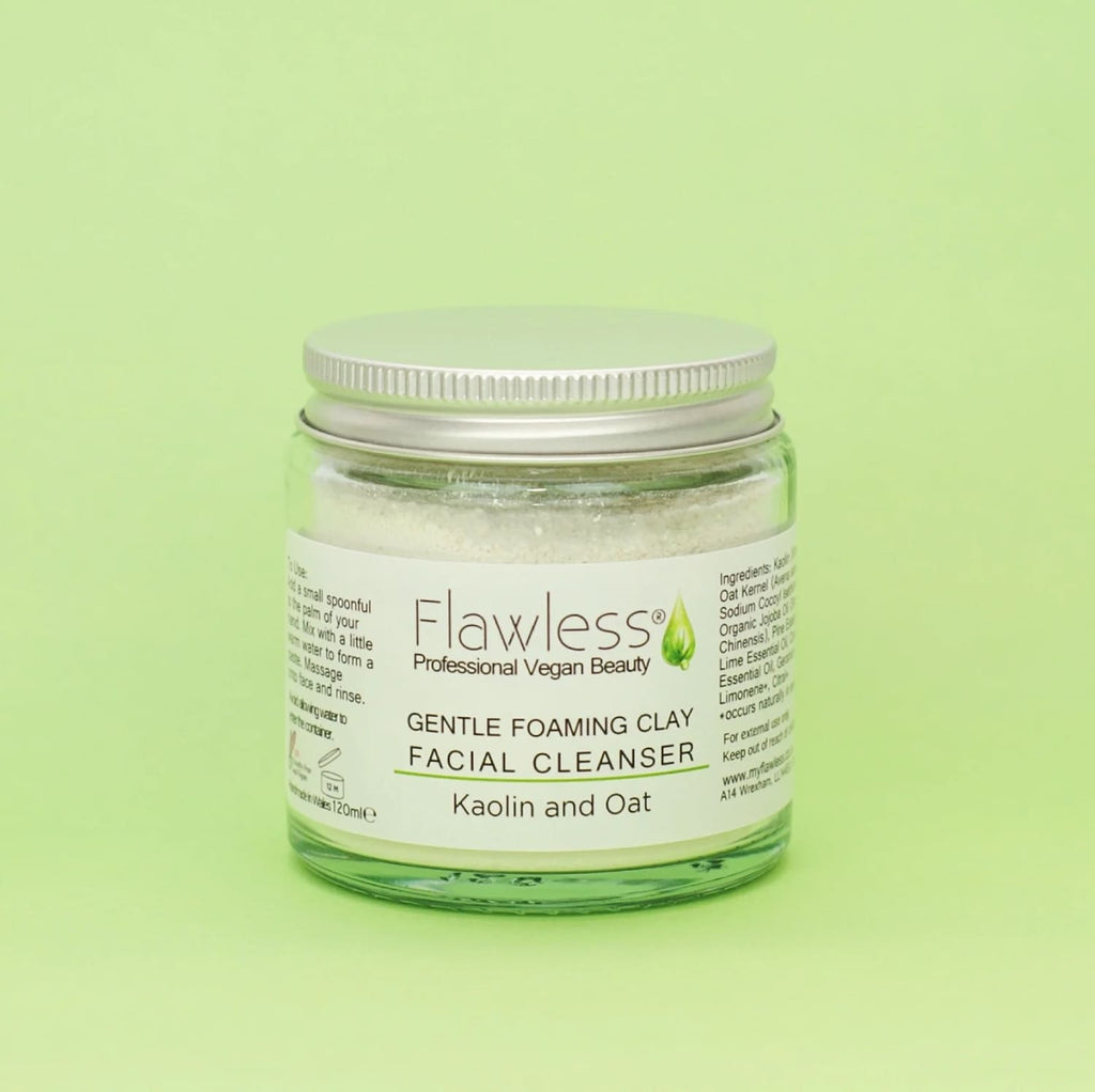Through the window Clay Facial Cleanser with Kaoiln and Oat - Gentle and Foaming 120ml - Skincare