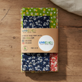 Reusable Vegan Eco Food Wraps (4 Per Pack)