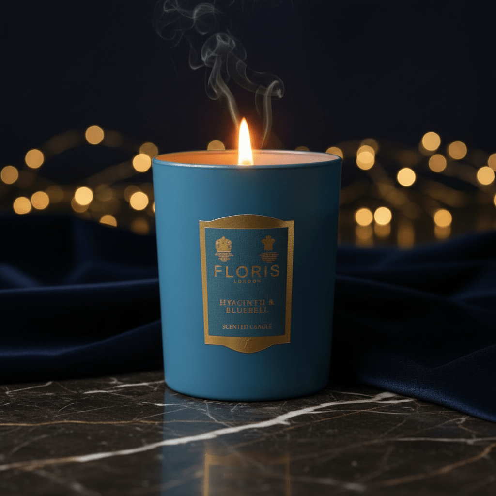 Through the window HYACINTH & BLUEBELL SCENTED CANDLE RRP £60 - Candle