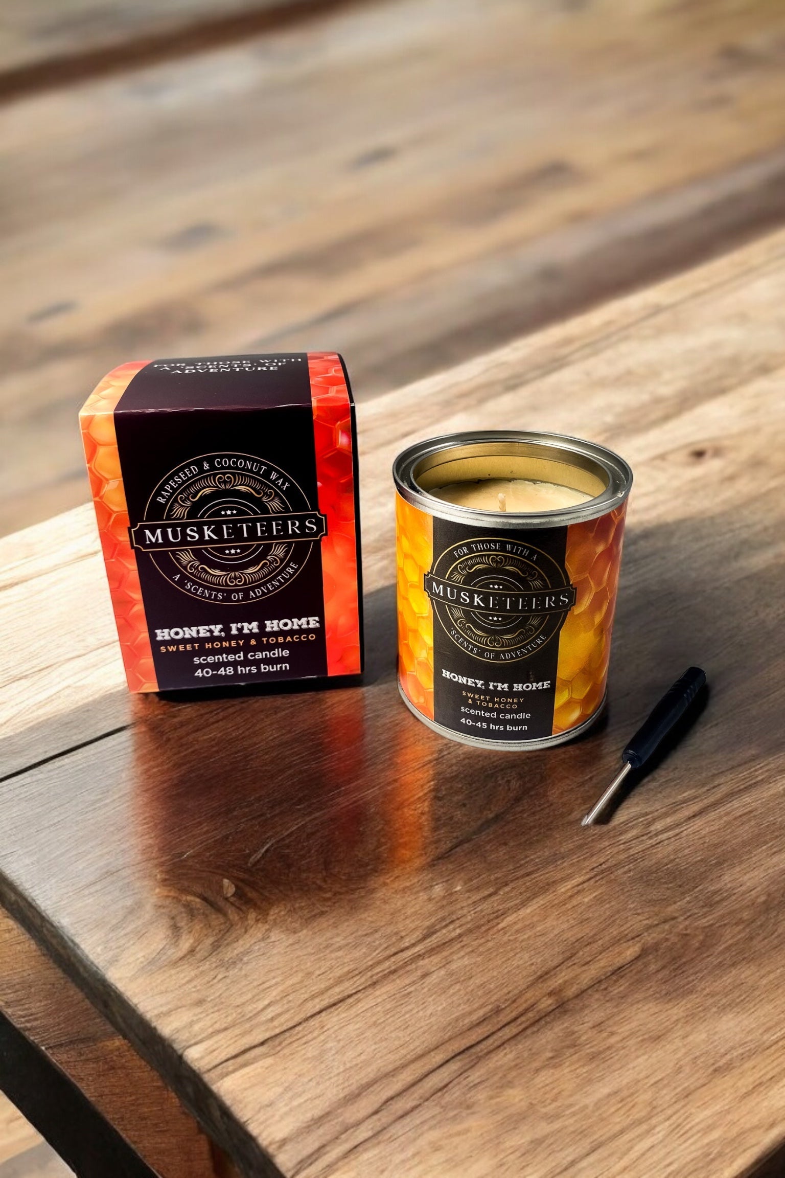 Honey I'm Home - Honey & Tobacco Candle. UNIQUE STYLE!