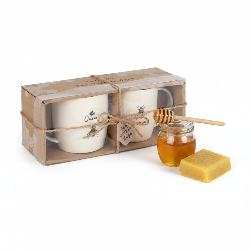 Queen Bee and Bee Keeper Mug Gift Set 🐝
