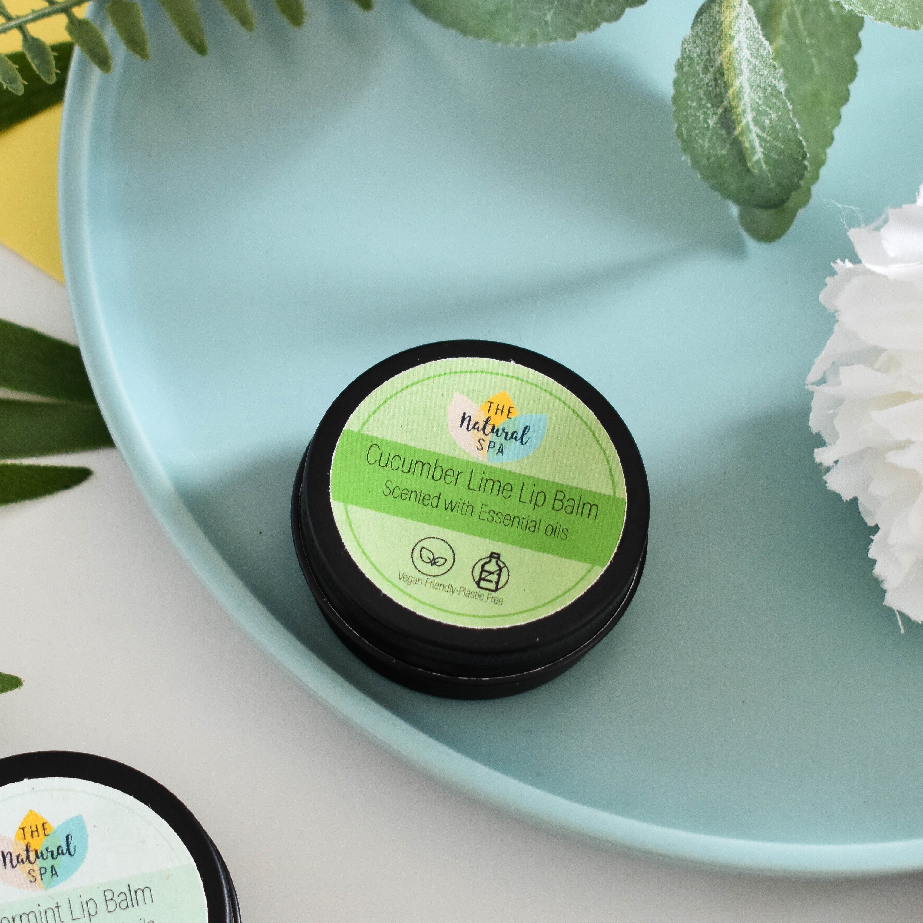 Natural Cucumber Lime Lip Balm 🌿