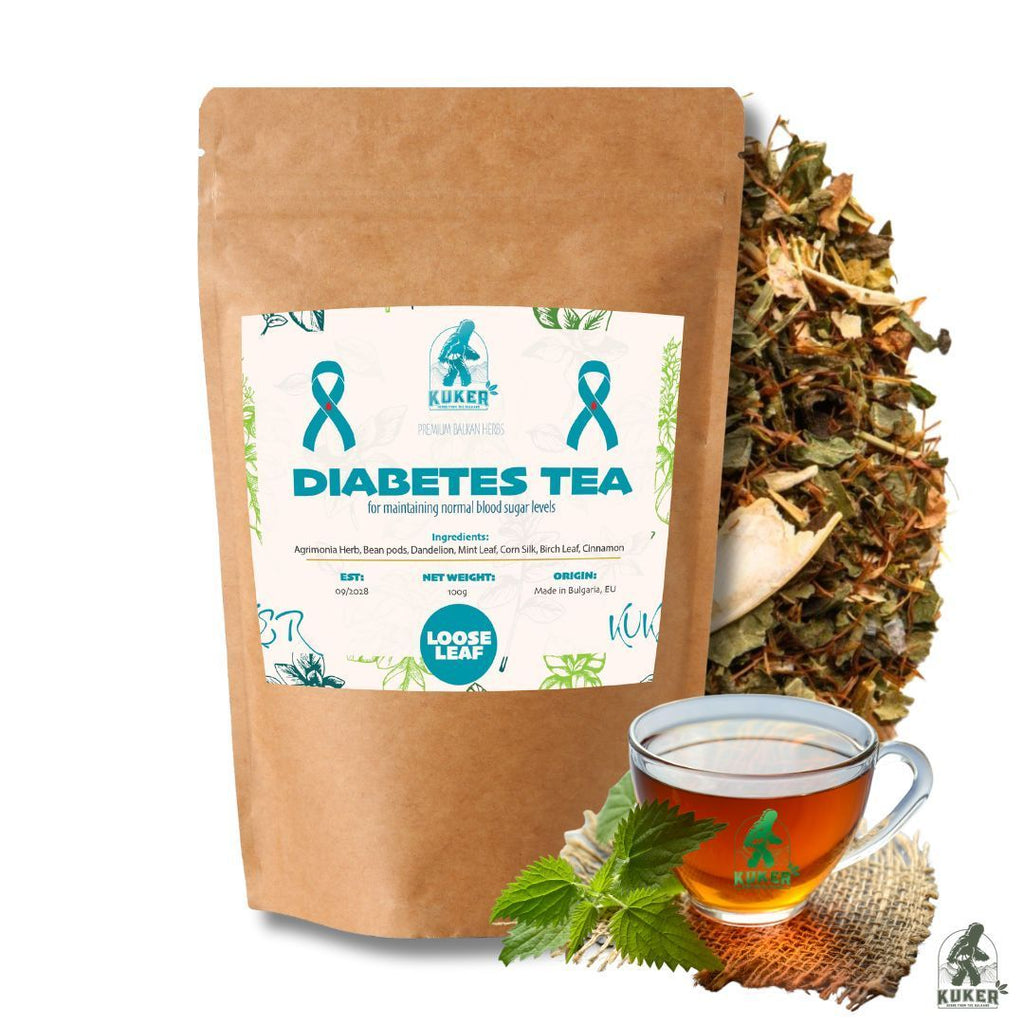 Through the window KUKER® Diabetics Tea 100g | Loose Leaf 🌿 - Medical Loose Leaf