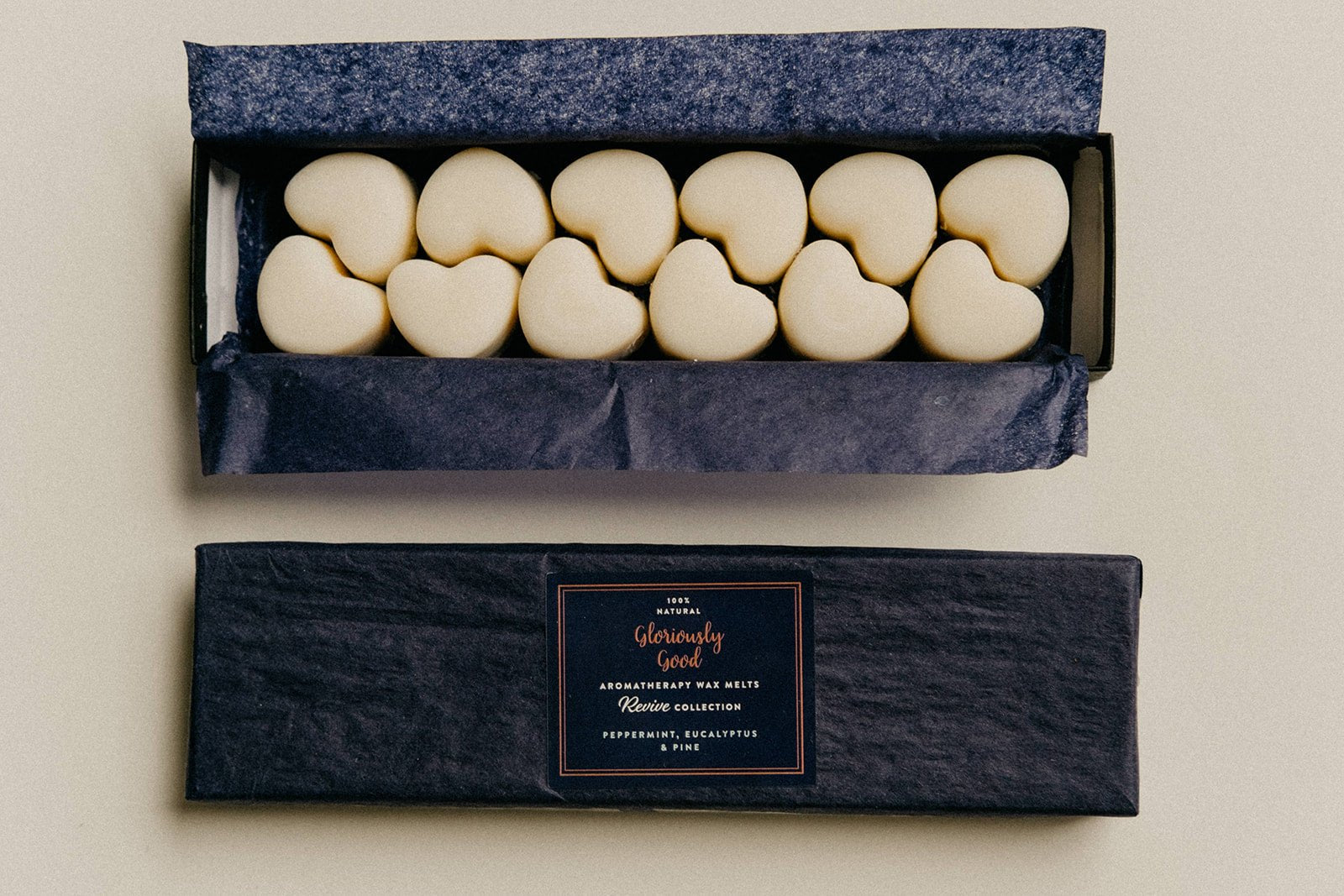 Through the window Peppermint, Eucalyptus & Pine Aromatherapy Wax Melts with Organic Essential Oils - n/a