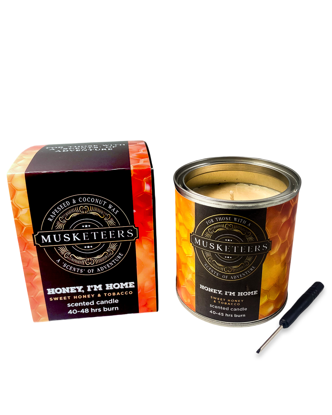 Honey I'm Home - Honey & Tobacco Candle. UNIQUE STYLE!