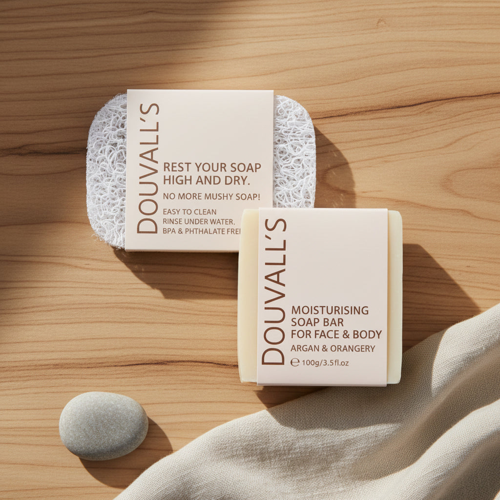 The Eco Soap Lover Set | Soap & Soap saver for hydrated skin and no more mushy soap
