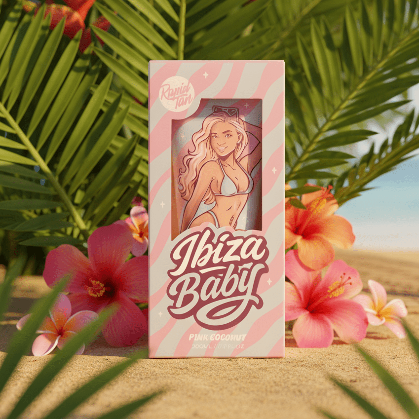 Through the window Rapid Tan Ibiza Baby - Accelerator (No Bronzer)