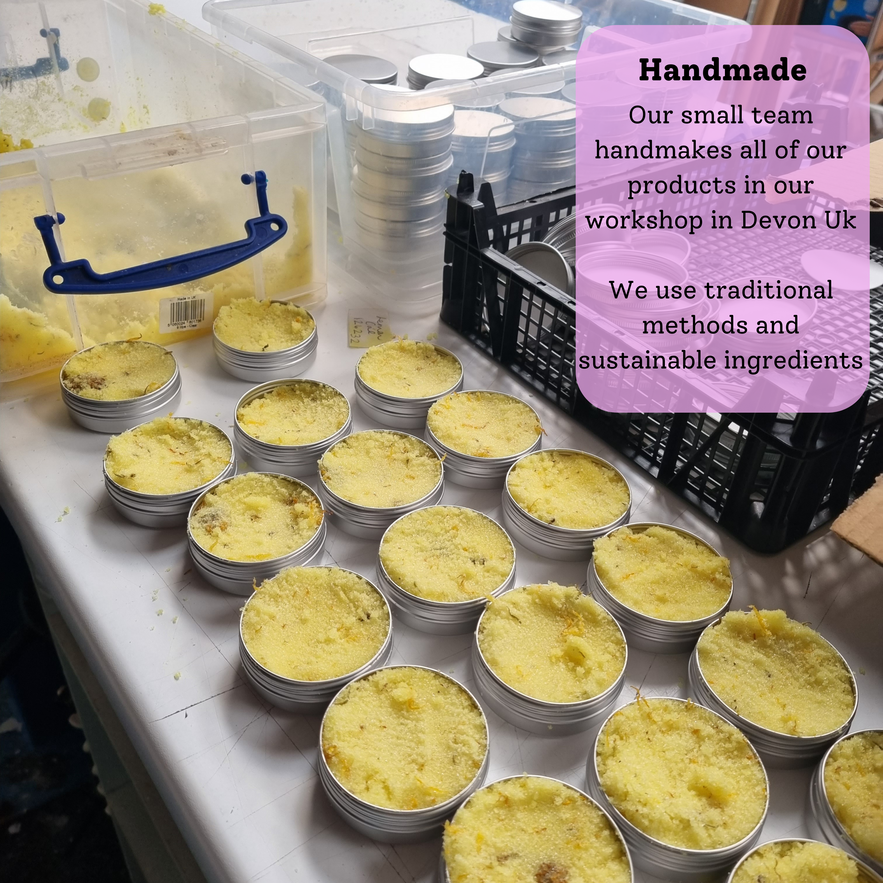 Lemon Calendula Body Scrub | Natural Exfoliating Sugar Scrub for Smooth, Glowing Skin | Vegan, Plastic-Free Skincare | 3 Size Options 🌿 Organic