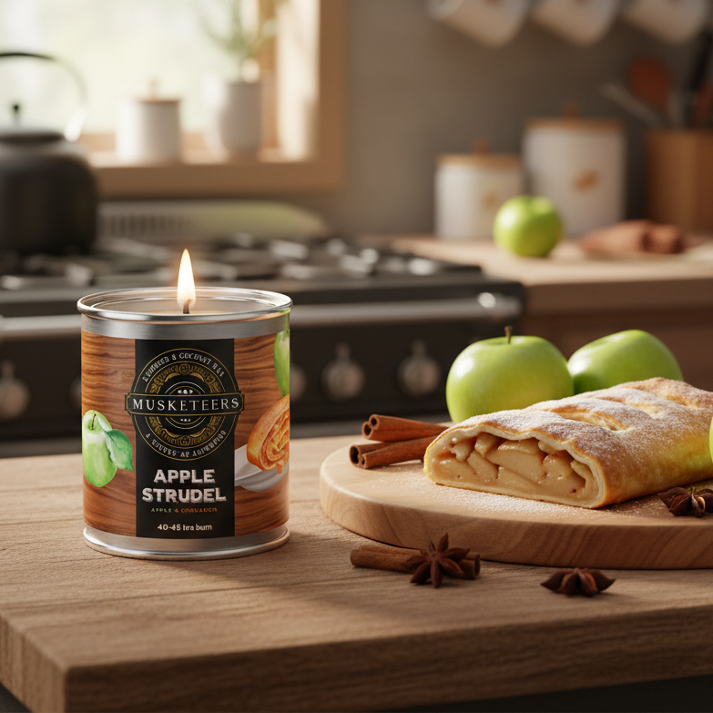Apple Scented Candle UK – Apple Strudel Luxury Bakery Candle