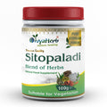 Through the window DivyaHerb Sitopaladi Powder 100 gram - Throat Comfort Support - Powder
