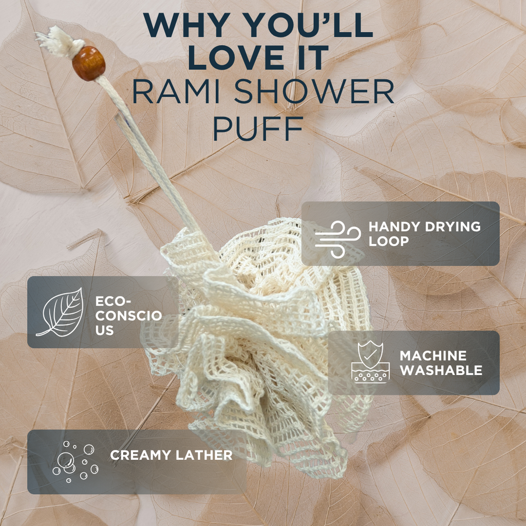Wholesale Rami Shower Puff – Exfoliating, Reusable & Eco-Friendly ♻️