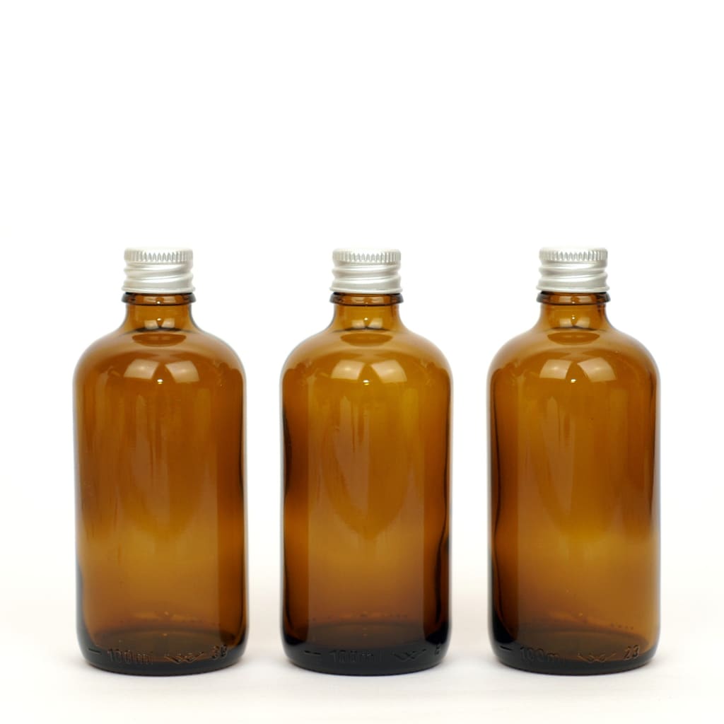 Through the window Amber Glass Refill Bottles - Glass Refill Containers