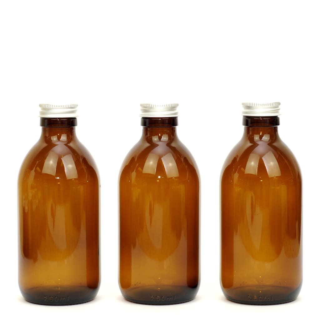 Through the window Amber Glass Refill Bottles - Glass Refill Containers