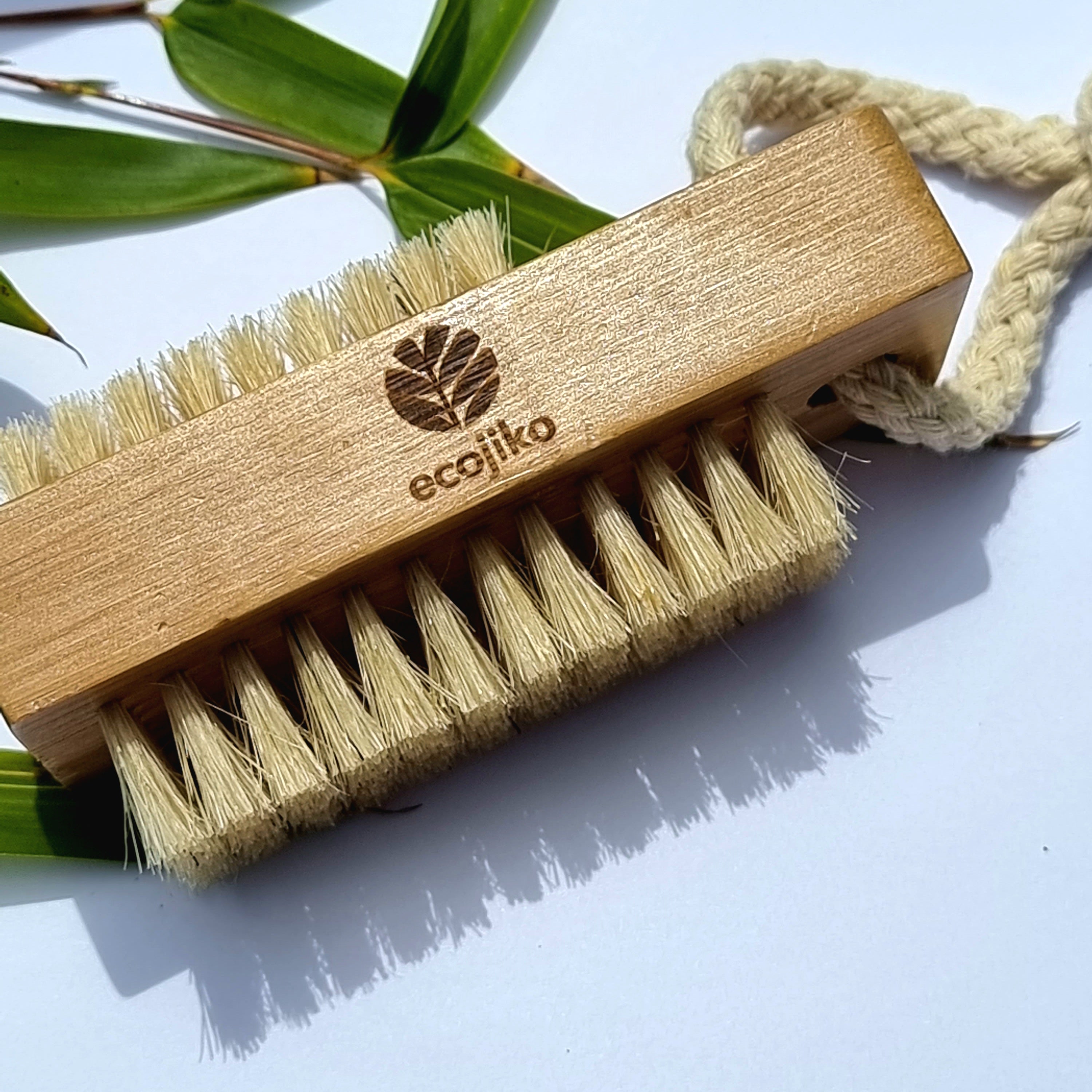 Through the window Natural Wooden Bathroom Eco Friendly Gift Box | Vegan Soap, Bamboo Nail Brush & Sustainable Body Brush with Plant Based Bristles 🌿 - n/a