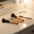 Makeup Brush Set - 4 Natural super soft brushes