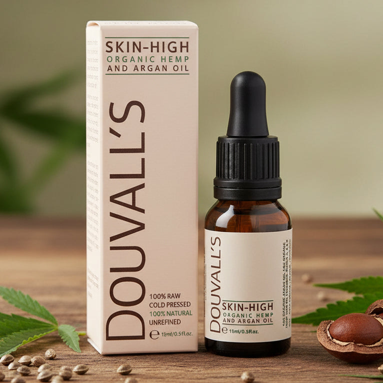 Skin-High Hemp and Argan oil 15ml | The Ultimate Powerhouse for Stronger, Glowing Skin