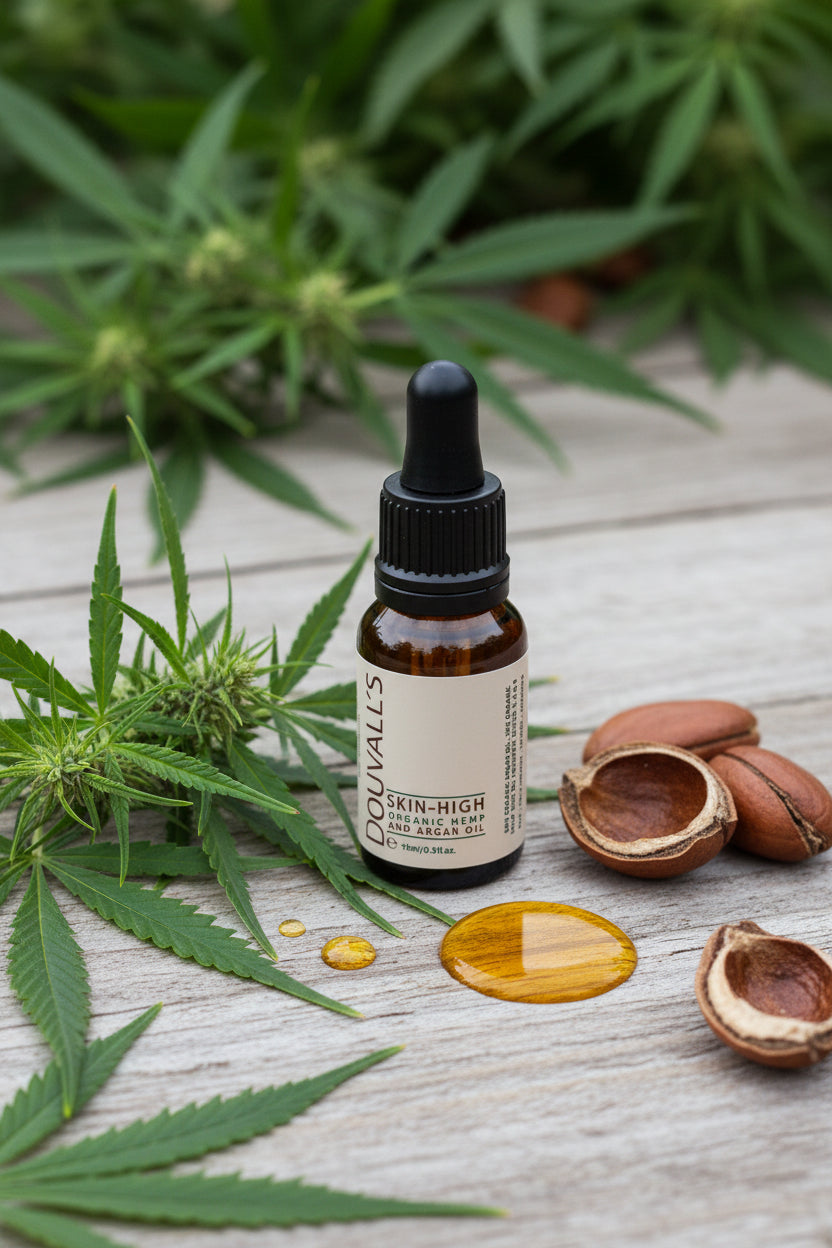 Skin-High Hemp and Argan oil 15ml | The Ultimate Powerhouse for Stronger, Glowing Skin