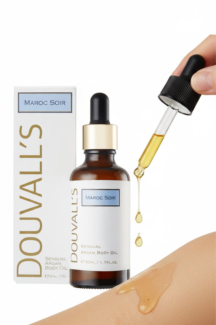 Organic Sensual Scented Argan Body Oil 50ml | Hydrating and revitalising with pure essential oils