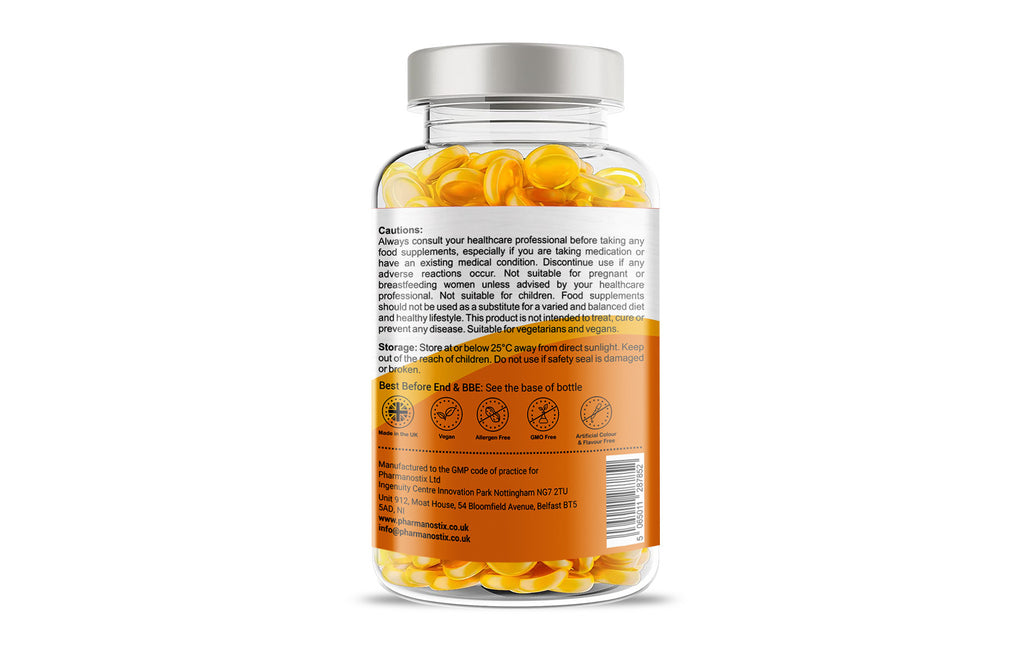 Through the window Turmeric Curcumin with Ginger Vegan Gummies - 120 Natural Orange Flavour - Herbal Supplement