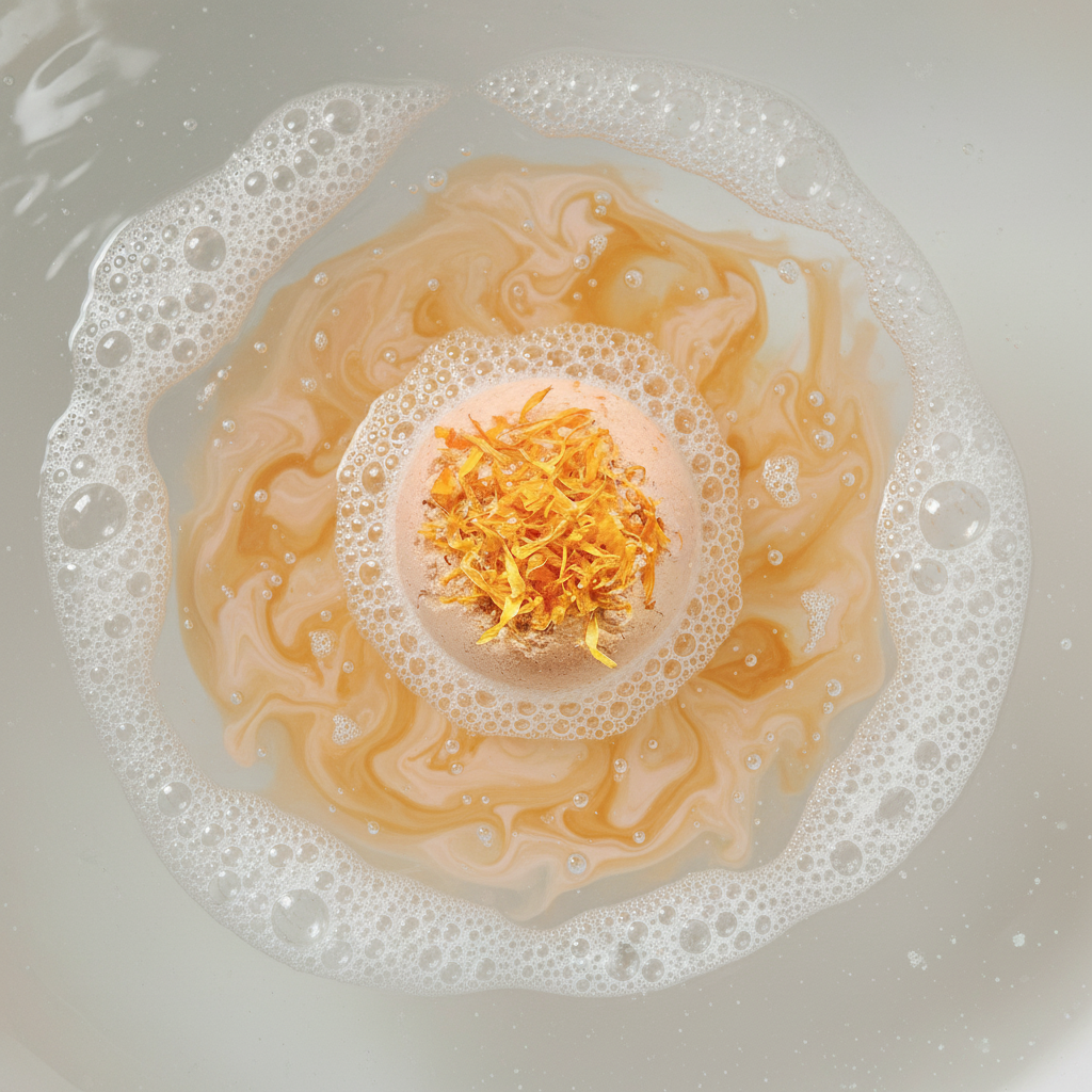 Therapeutic Bath Bomb - Cedarwood & Mandarin Essential Oils