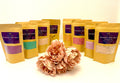 Eight 100g Luxury Natural Bath Blends in Eco-Pouch