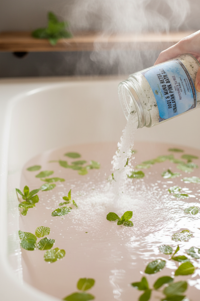 Body & Mind Retox Bath Salt with Peppermint & Tea Tree