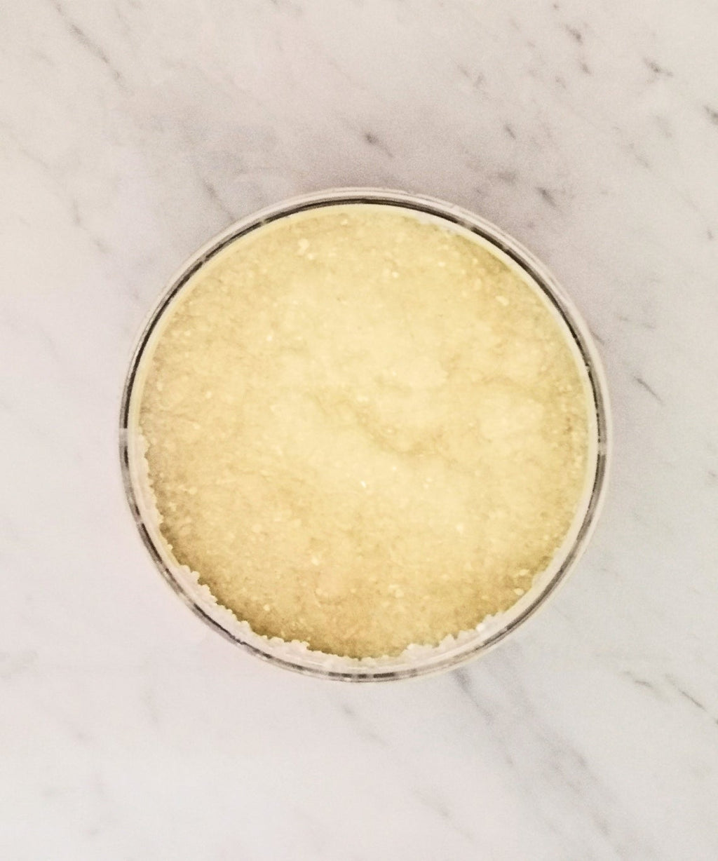 Through the window Rose Geranium, Lavender, Ylang Ylang & Vetiver Dead Sea Salt Body Scrub - n/a