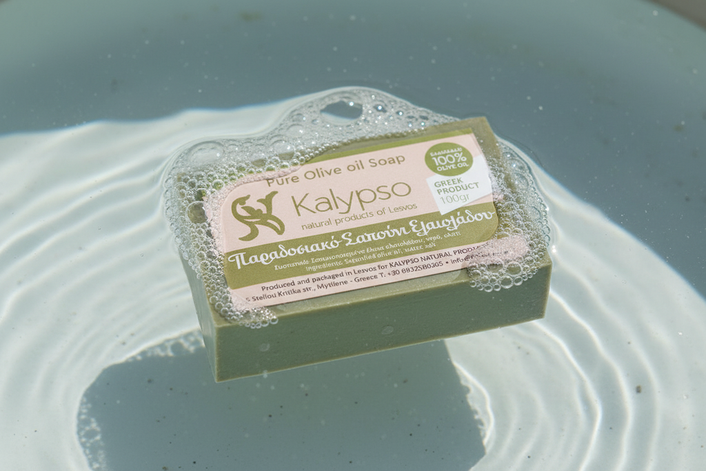 Traditional handmade Green Olive oil soap from Greece 🇬🇷