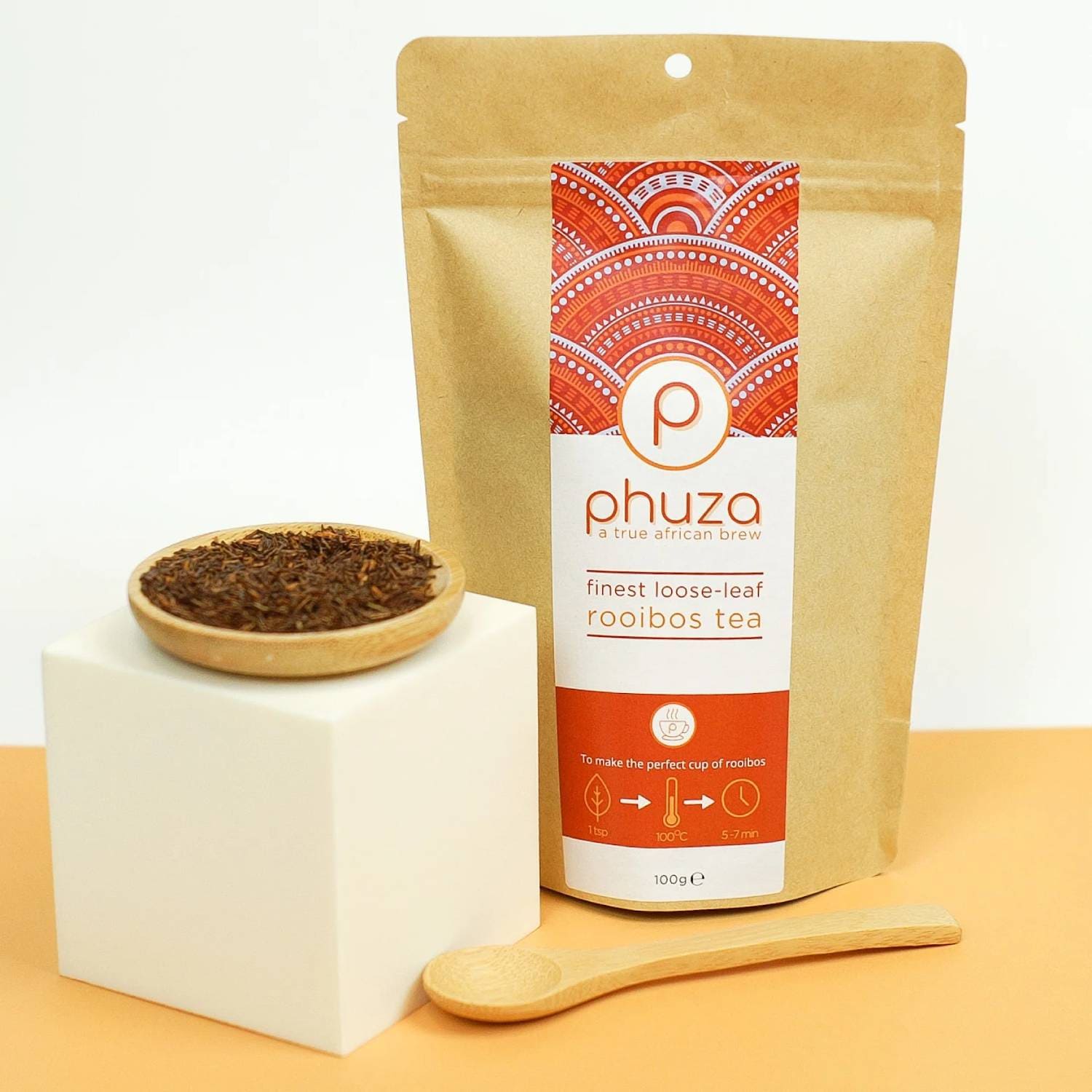 Through the window Phuza Finest Loose Leaf Rooibos Tea - 100g - n/a