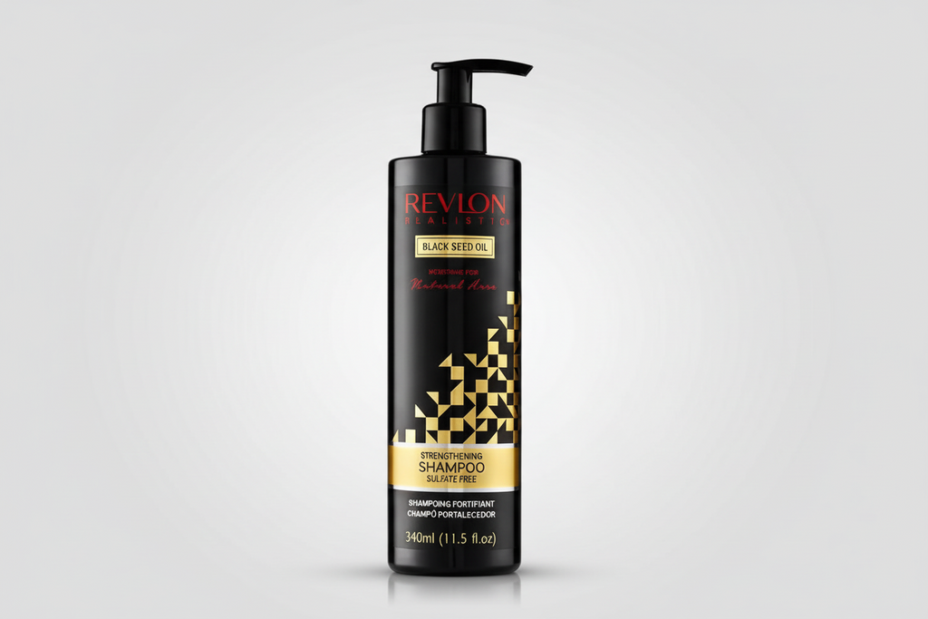 Revlon Realistic Black Seed Oil Strengthening Shampoo Sulfate Free 340ml