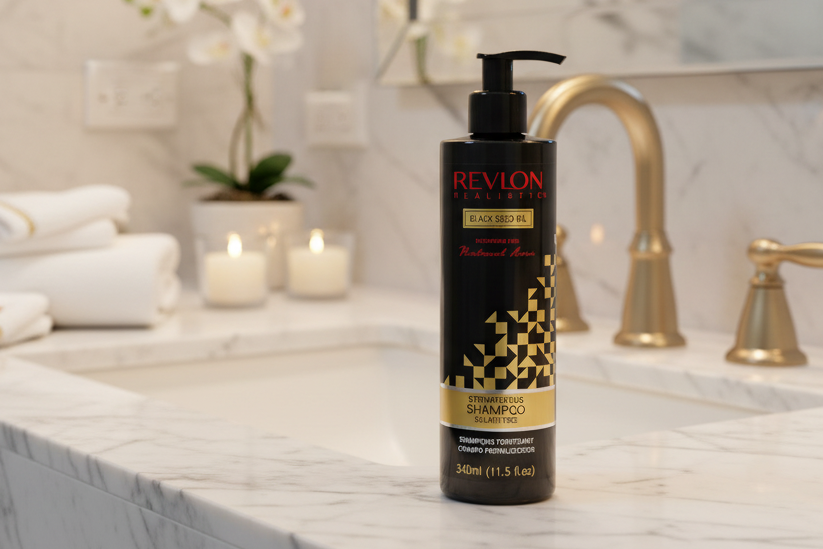 Revlon Realistic Black Seed Oil Strengthening Shampoo Sulfate Free 340ml