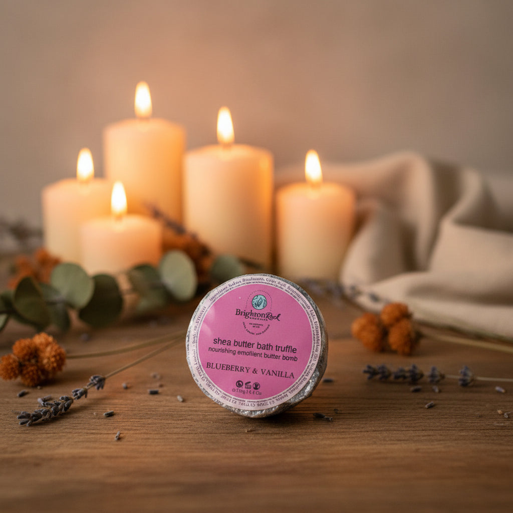 Blueberry & Vanilla Bath Truffle