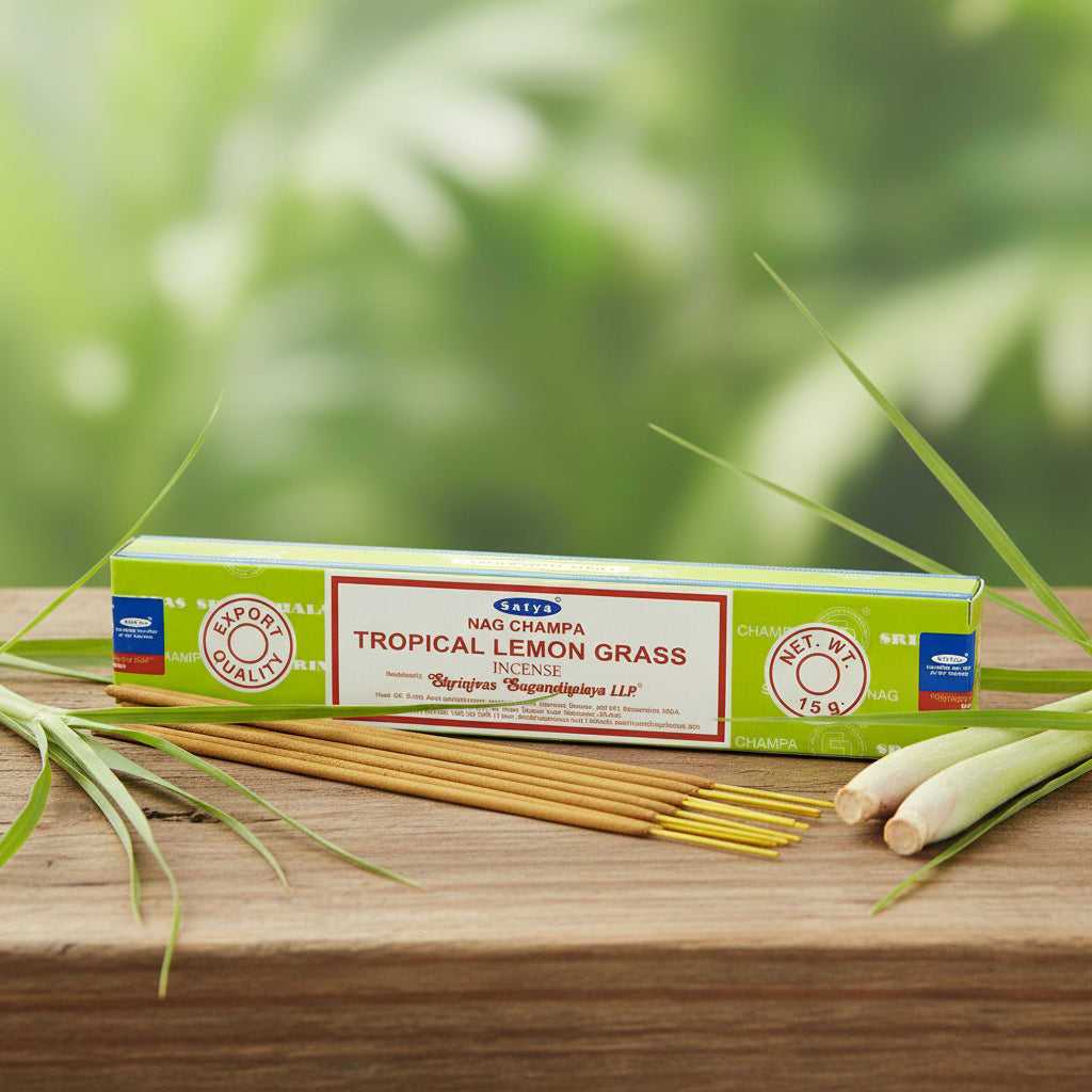 Tropical Lemongrass Incense Sticks - Satya