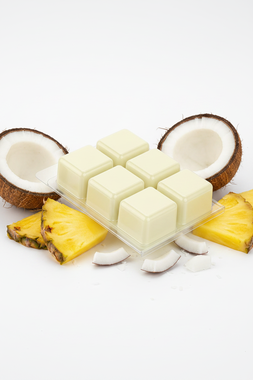Hawaiian Shirt -  Pineapple & Coconut Wax Melts UK – Tropical Fruity Home Fragrance